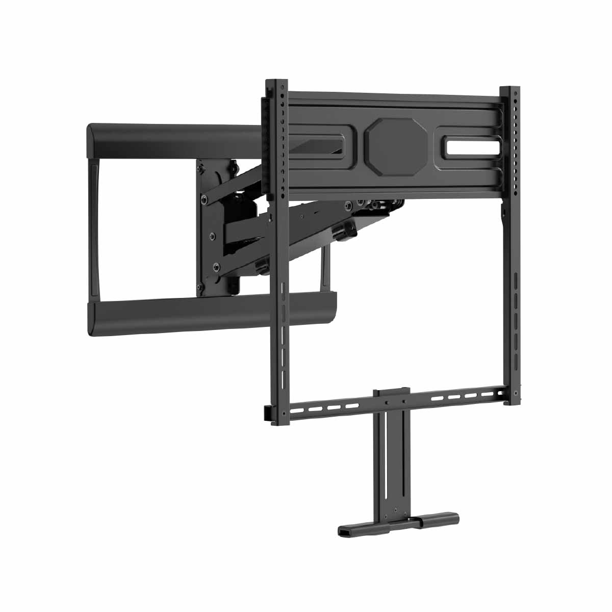 Gas Spring Fireplace Mantel TV Mount